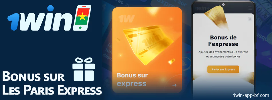 Bonus de bienvenue 1Win disponible sur l'application mobile