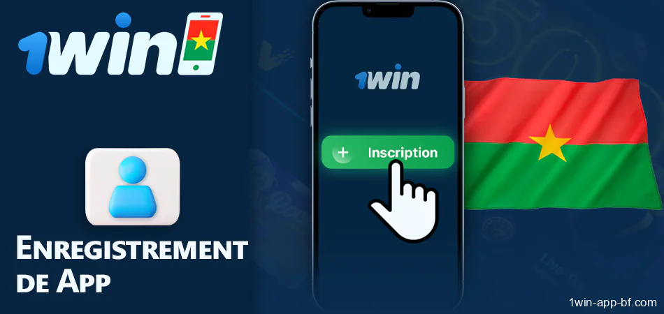 Enregistrement d'un compte personnel dans l'application mobile 1Win