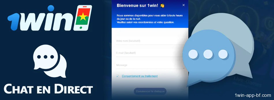 Contacter un agent 1win par chat en direct