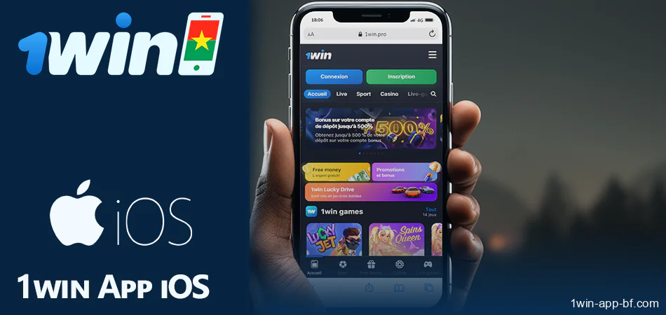 Ouvrez le site Web de 1Win sur votre iPhone